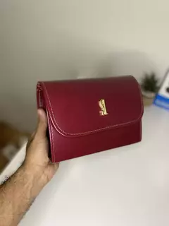 BOLSA FEMININA TRANSVERSAL MODELO BAÚ COM ALÇA - loja online