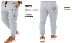 Kit 3 Calça De Moletom Masculina Slim Sport Promoção - loja online