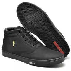 Kit 3 pares tenis sapatenis polo casual masculino azul cano alto leve - loja online