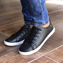 TÊNIS FEMININO CASUAL PRETO TENIS SAPATENIS CASUAL BELLA - comprar online