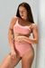 Biquíni Top e Calcinha Cintura Alta Rose Sustentação BKN4 - comprar online