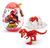 Zuru Robo Alive Volcano Dino Fossil Find Huevo Sorpresa Color Rojo Personaje Dinosaurio