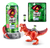 Dinosaurio Interactivo Armable Con Slime Dino Adn Robo Alive Color Rojo