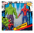 Muñeco Spiderman Hulk X2 Articulado 23cm Marvel 54507