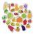 Vegetales Figuras De Goma Eva Para Jugar En El Agua Bañera Plan Z - comprar online
