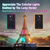 Imagen de Puzzle 3d - Torre Eiffel Con Luces Led De Colores - Cubicfun