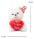 Peluche Oso Blanco Con Corazon Metalizado 15cm - Toystomy - comprar online