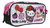 Cartuchera Escolar Wabro Hello Kitty Doble Cierre Infantil Color Grafity