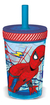 Vaso Que No Se Vuelca Con Sorbete Spiderman 370ml - Toystomy