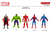 Figuras De Acción Avengers X 5 10cm en internet