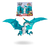 Dinosaurio Pterodactyl Robo Alive De Zuru Color Multicolor