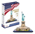Cubic Fun Statue Of Liberty 3d Puzzle 39 Pzs - Toystomy