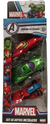 Juguete Cochecito Autito Metal X3 Spiderman Hulk Ironman Personaje Marvel - comprar online