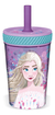 Stor Drop Safe Silicone Straw Vaso Tumbler 370 Ml Frozen Vio