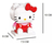 Bloques Para Armar Figura 10 Cm De Hello Kitty Keeppley Cantidad De Piezas 142 - ToysTomy