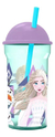 Vaso Infantil Transparente 460ml Tapa Alta Color Frozen