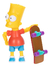 Figura De Acción Bart Los Simpsons Jakks Pacific en internet