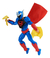 Imagen de Muñeco Superman Figura Articulado Dc Adventures Accesorios