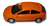 Autos Coleccionables Welly 1:36 Focus Color Naranja - comprar online