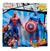 Set X2 Muñeco Articulado Ironman Spiderman America 24cm Niño en internet