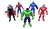 Figuras De Acción Avengers X 5 10cm