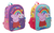 Mochila De Espalda Peppa Pig Arcoiris Brillosa 12 PuLG Color Violeta en internet