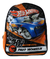 Mochila Espalda 12 Hot Wheels Naranja Auto Azul - Toystomy