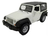 Welly Auto A Escala 1:36 Color Jeep Rubicon Blanco