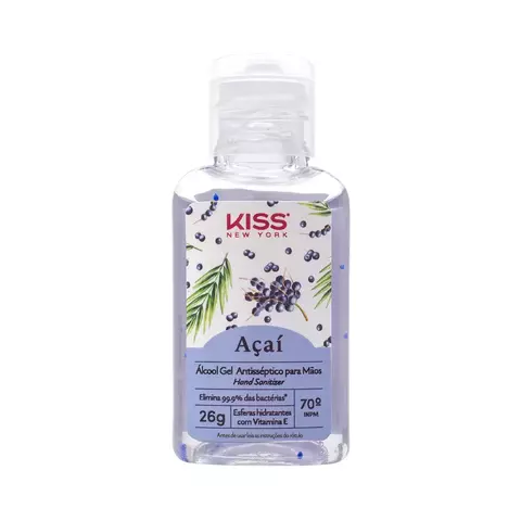 Álcool em gel perfumado 25g | Açaí | Kiss New York - comprar online
