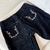 Calça Cotelê Preta - comprar online