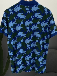Polo Lacoste x Minecraft na internet