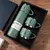 Kit Garrafa Térmica Inox 500ml + 3 Xícaras Portáteis - DROPLY ATACADO
