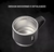 Kit Garrafa Térmica Inox 500ml + 3 Xícaras Portáteis - loja online