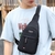 Mini Mochila Masculina Transversal com Saída para Fone - comprar online