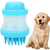 Imagem do Escova Massageadora para Pets – Ideal para Banho e Relaxamento de Cães e Gatos