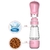 Imagem do Garrafa Portátil para Pets com Comedouro – 320ml de Água + 170ml de Ração