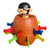 Jogo de Mesa Pula do Barril Pirata - Game Infantil Braskit