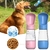 Garrafa Portátil para Pets com Comedouro – 320ml de Água + 170ml de Ração