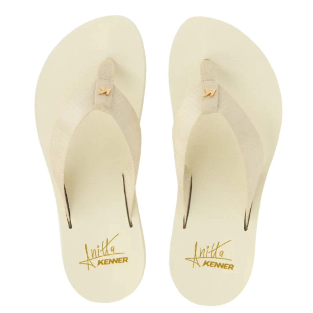 Chinelo Kenner Feminino Collab Anitta Kyra Branco Original 1000071103-3