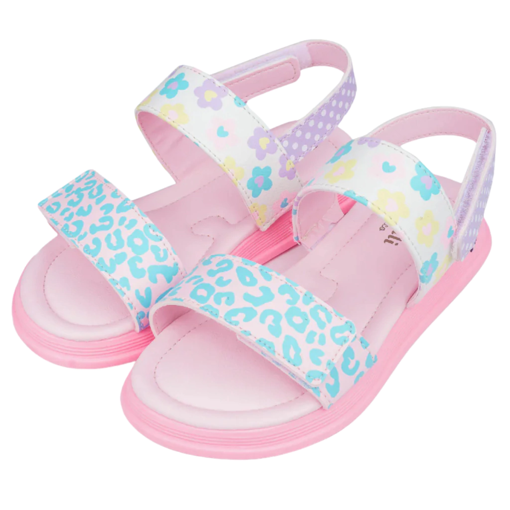 Sandália Infantil Pampili Flower Florida Colorida