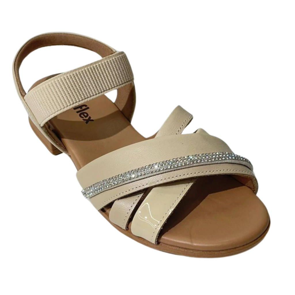 SANDALIA SALTO BLOCO VANILLA MM1704002007