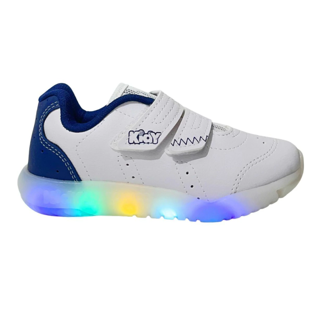 Tênis Infantil Kidy Menino Flex Ligth Com Luz Anatômico