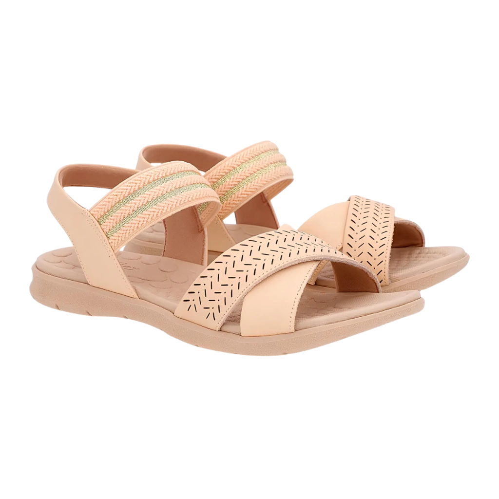 SANDALIA EM COURO PESSEGO SUAVE PA03001002007