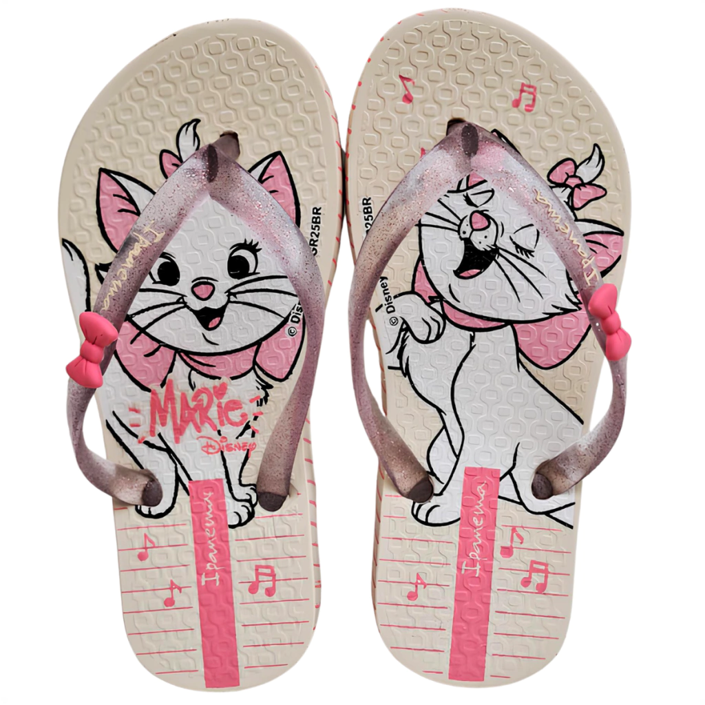 Chinelo Ipanema Disney Joy Bege/Vidro