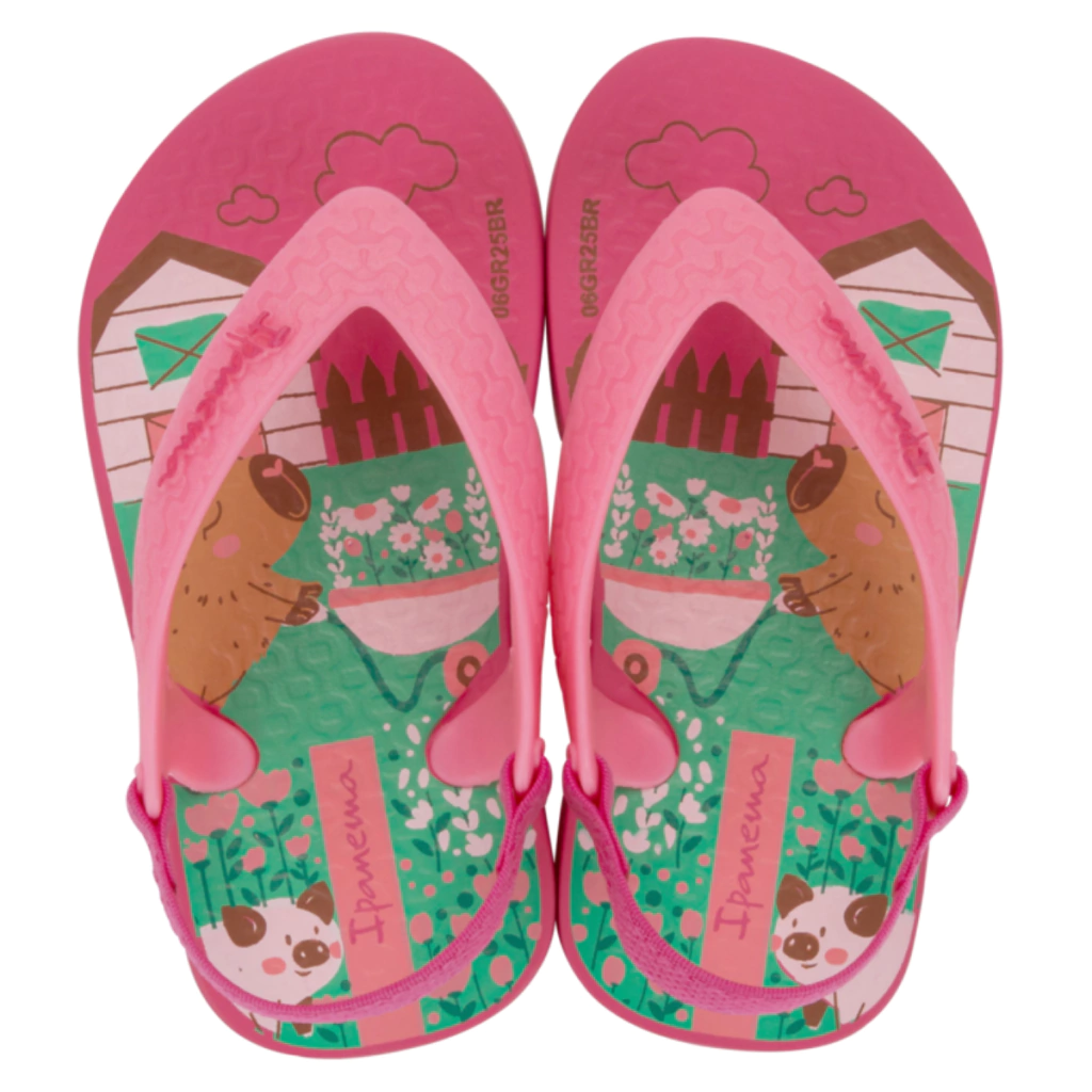 BQ747 SANDALIA IPANEMA BABY ROSA/ROSA