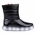 BOTA INFANTIL MENINA PAMPILI SNEAKER LUZ PRETO PINK SINTÉTICO - comprar online