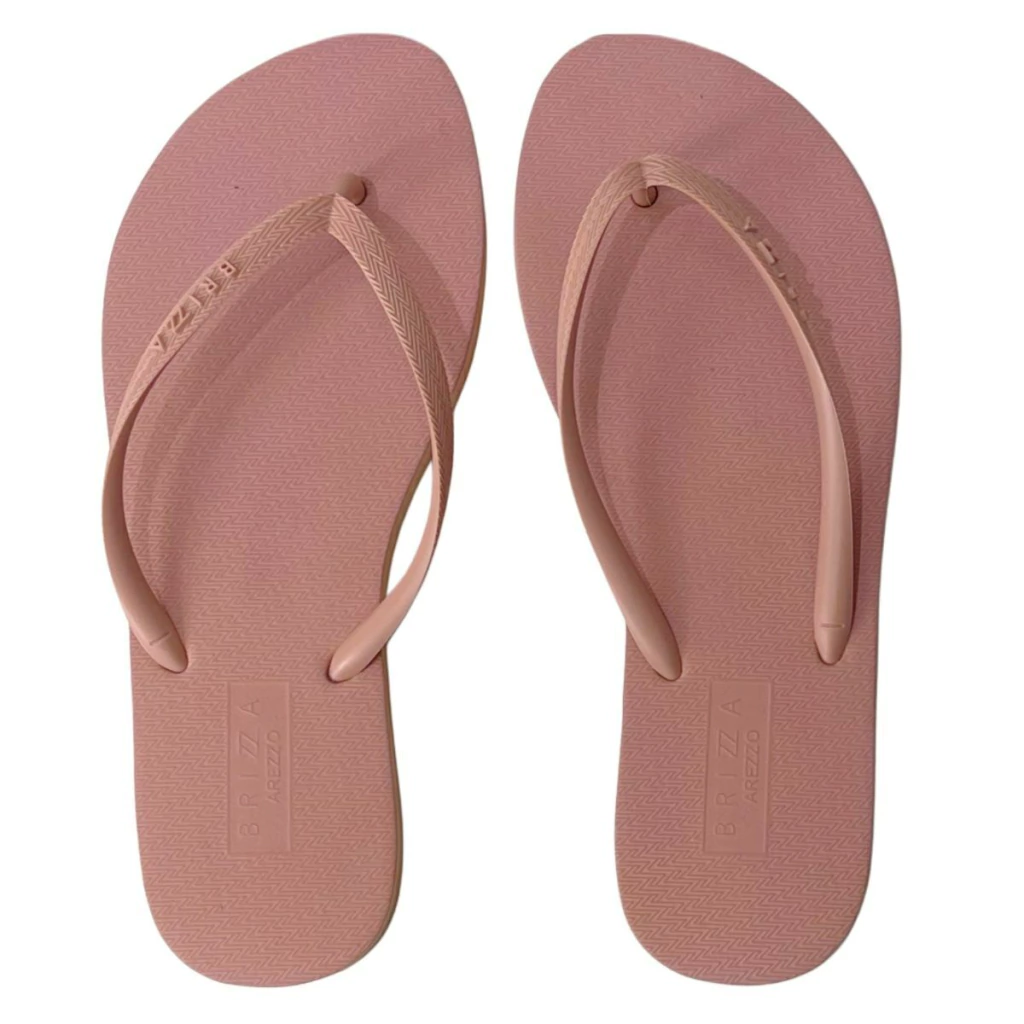 Chinelo de Dedo Rosa Arezzo Leaf Brizza