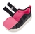 TENIS INFANTIL MENINA PAMPILI SMILE UP PRETO PINK FLUOR SINTÉTICO