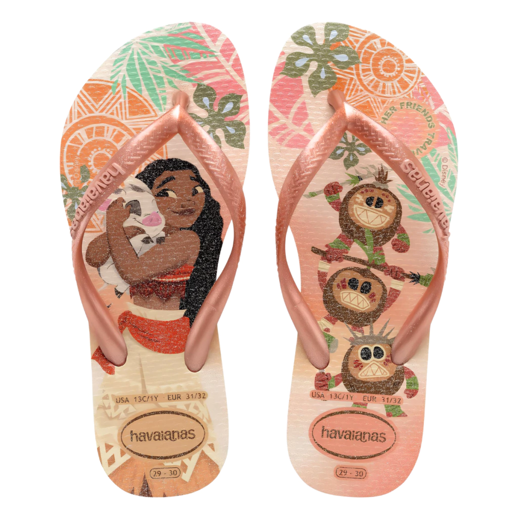 SANDALIAS HAVAIANAS KIDS SLIM PRINCESS ROSA CLAY