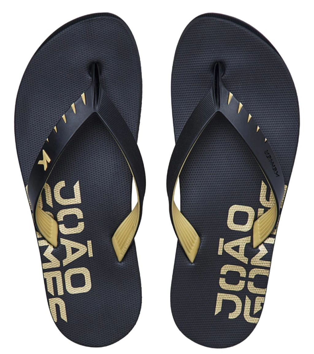 Chinelo Kenner Collab Joao Gomes Red Preto Dourado Original 2100031000-1